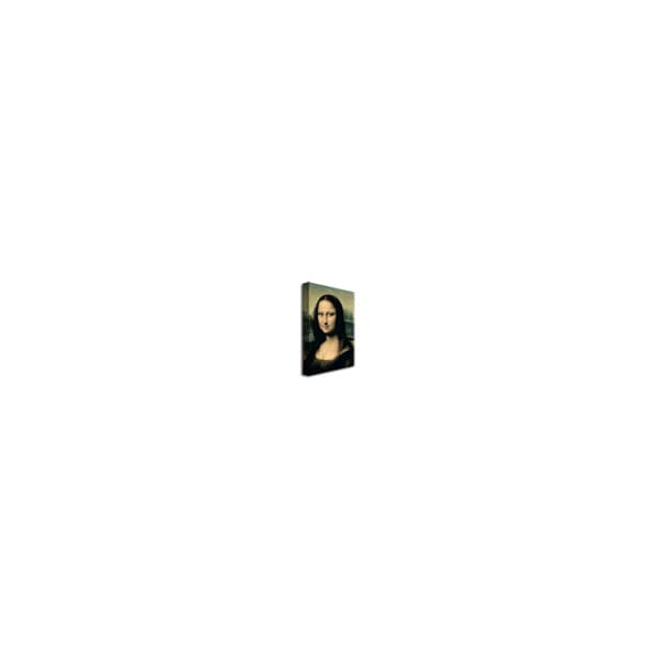 Leonardo Da Vinci 'Detail Of The Mona Lisa' Canvas Art,16x24